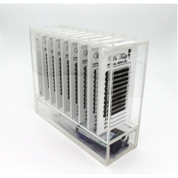 Factory Wholesale Customize Multi-layer Drawer Style Clear Acrylic Eyelash Storage Box