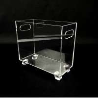 Factory Wholesale Clear Plastic Acrylic Magazine Display Brochure Display Box Holder