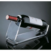 C07 Clear Acrylic Wine Rack,Mini,Portable