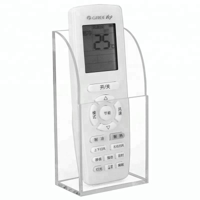 Wall Mount Acrylic TV Air Conditioner Remote Control Holder