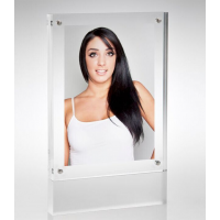 T04 Clear Acrylic Photo Frame,Wall-hanging Photo Holder,Display