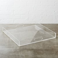 BOK70 Format Clear Acrylic Square And Rectangular Serving Tray