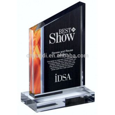 Custom Cheap Shape New Design Acrylic Crystal Trophy and Award