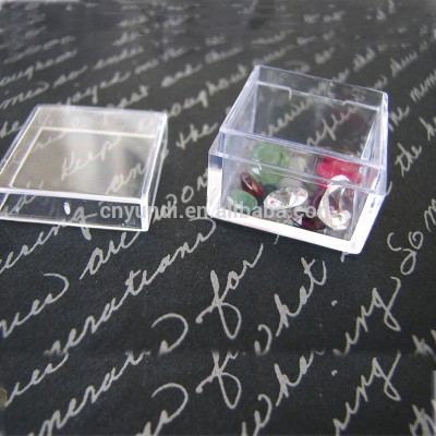 Wholesale Cheap Small Clear Plastic Jewelry Display Cube Box With Lid