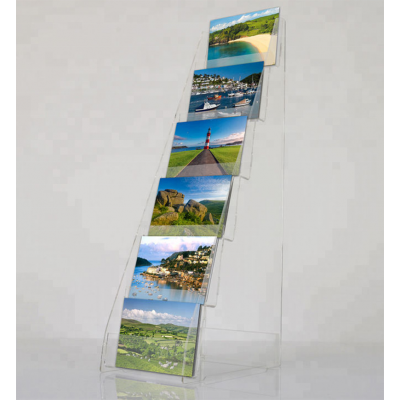 Z13 Cheap Commercial Clear Acrylic Newspaper Magazine Brochure Display Stands