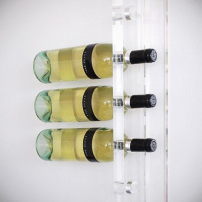 wall mounted acrylic wine display rack , acrylic wine bottle holder