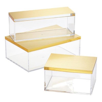 BOK82 Clear Acrylic Box With Lid