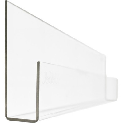 Clear Plastic Acrylic Wall Mount Book Display Storage Rack Shelf