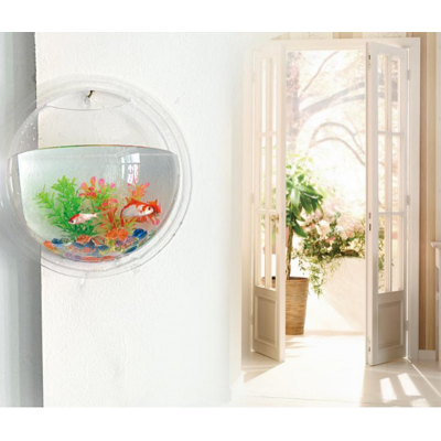 Z15 Wall Mounted Clear Acrylic Decoration Hanging Fishbowl